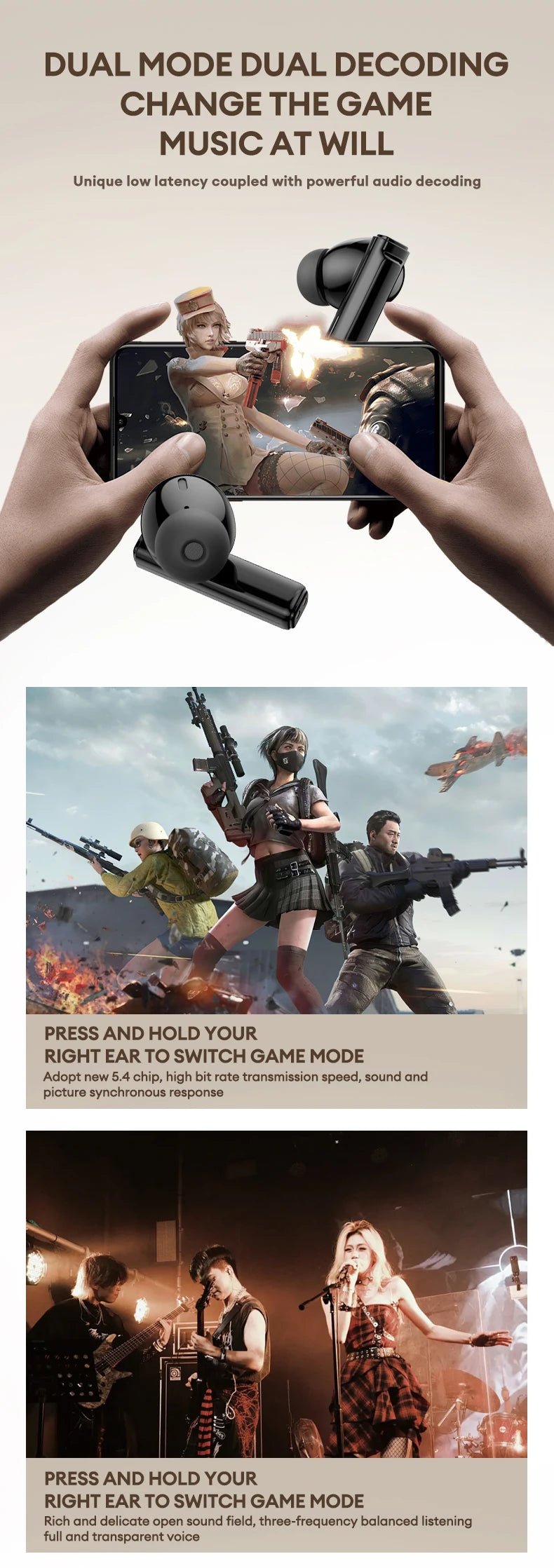 Lenovo LP27 Wireless v5.4 HIFI Earbuds - itzy bitsy