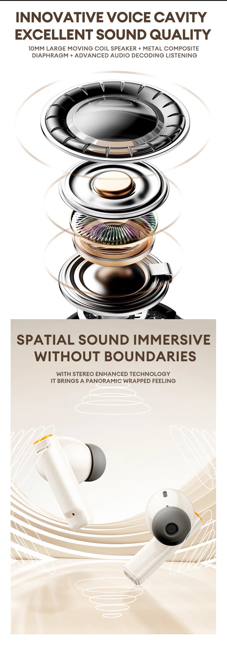 Lenovo LP27 Wireless v5.4 HIFI Earbuds - itzy bitsy