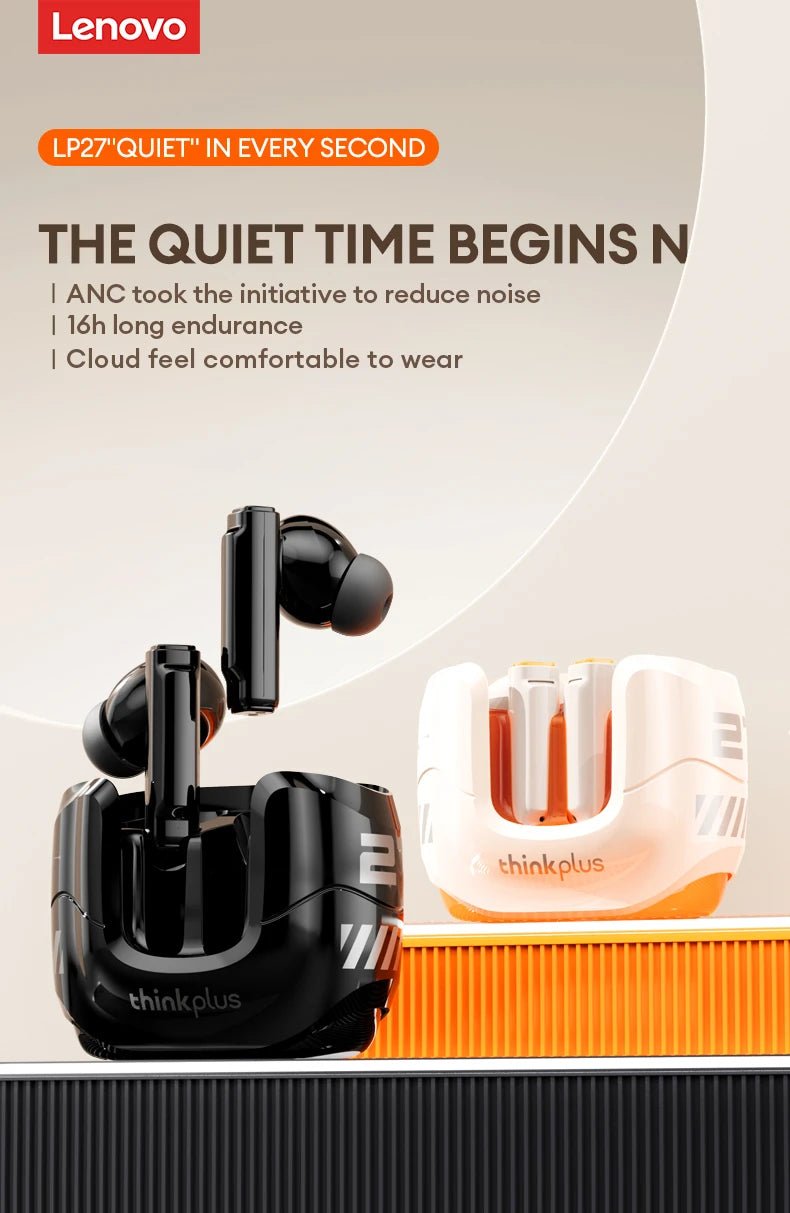 Lenovo LP27 Wireless v5.4 HIFI Earbuds - itzy bitsy