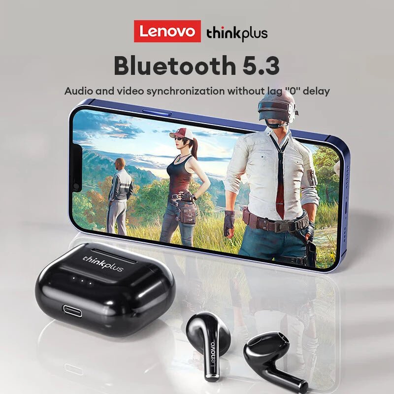 Lenovo LP40 Plus Wireless Earbuds With Mic - itzy bitsy