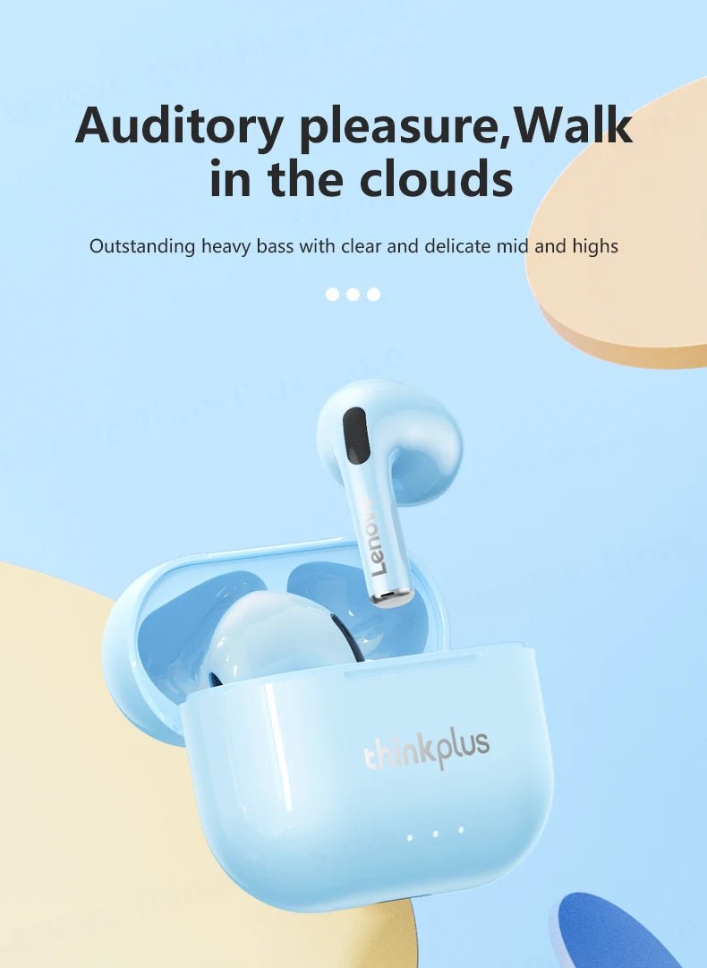 Lenovo LP40 Plus Wireless Earbuds With Mic - itzy bitsy