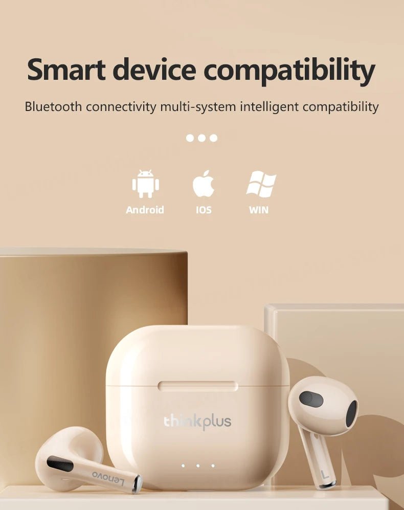 Lenovo LP40 Plus Wireless Earbuds With Mic - itzy bitsy