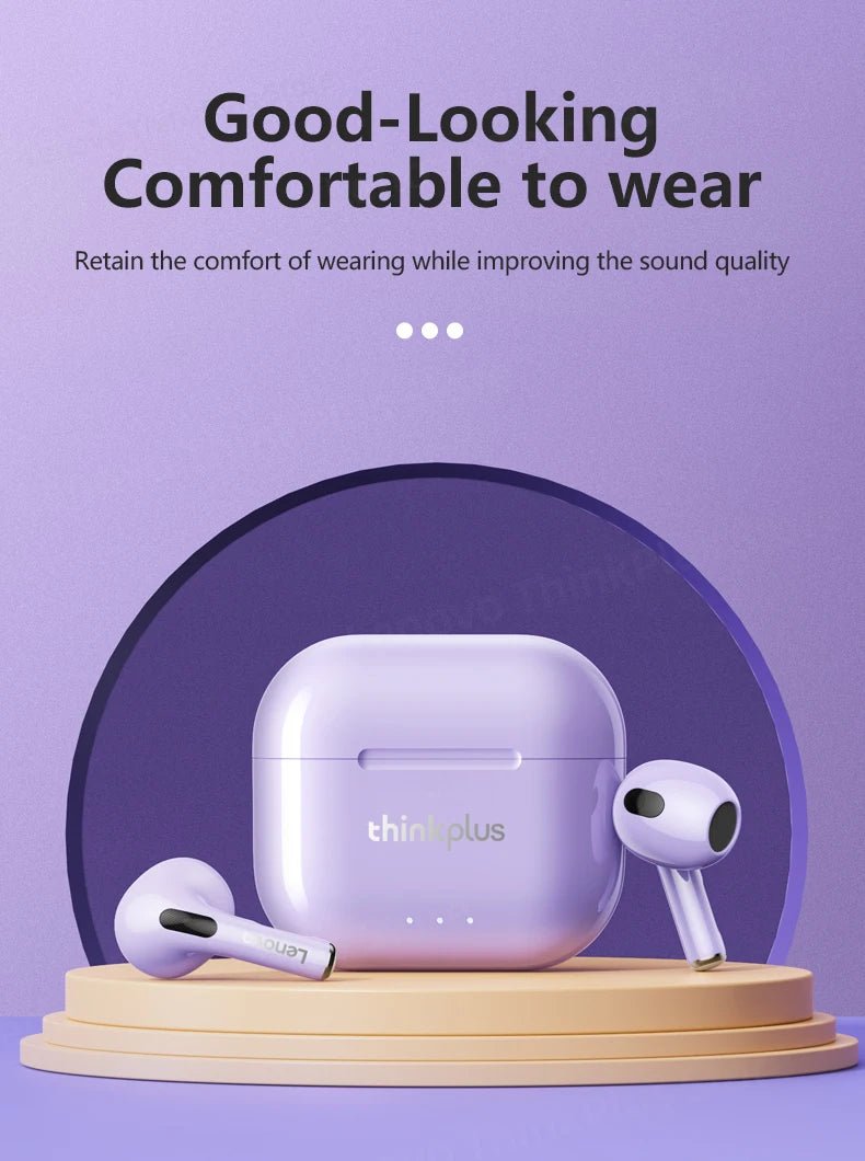 Lenovo LP40 Plus Wireless Earbuds With Mic - itzy bitsy