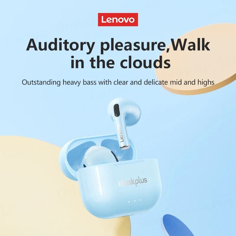 Lenovo LP40 Plus Wireless Earbuds With Mic - itzy bitsy