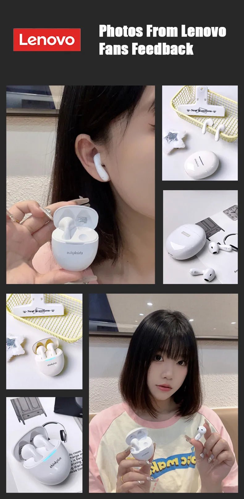 Lenovo LP48 TWS Wireless V5.4 Earbuds - itzy bitsy