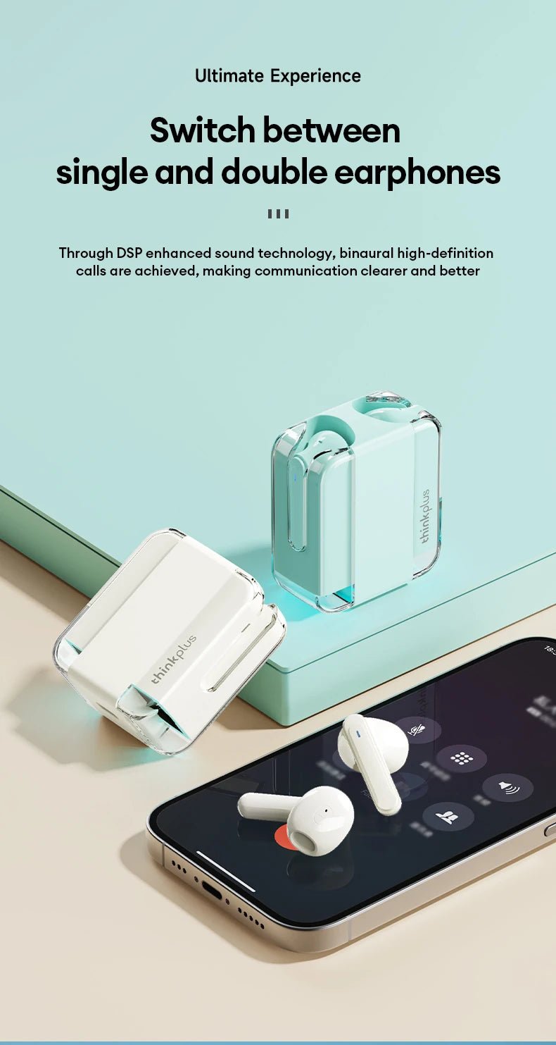 Lenovo LP51 TWS Wireless v5.4 Gaming Earbuds With Mic - itzy bitsy