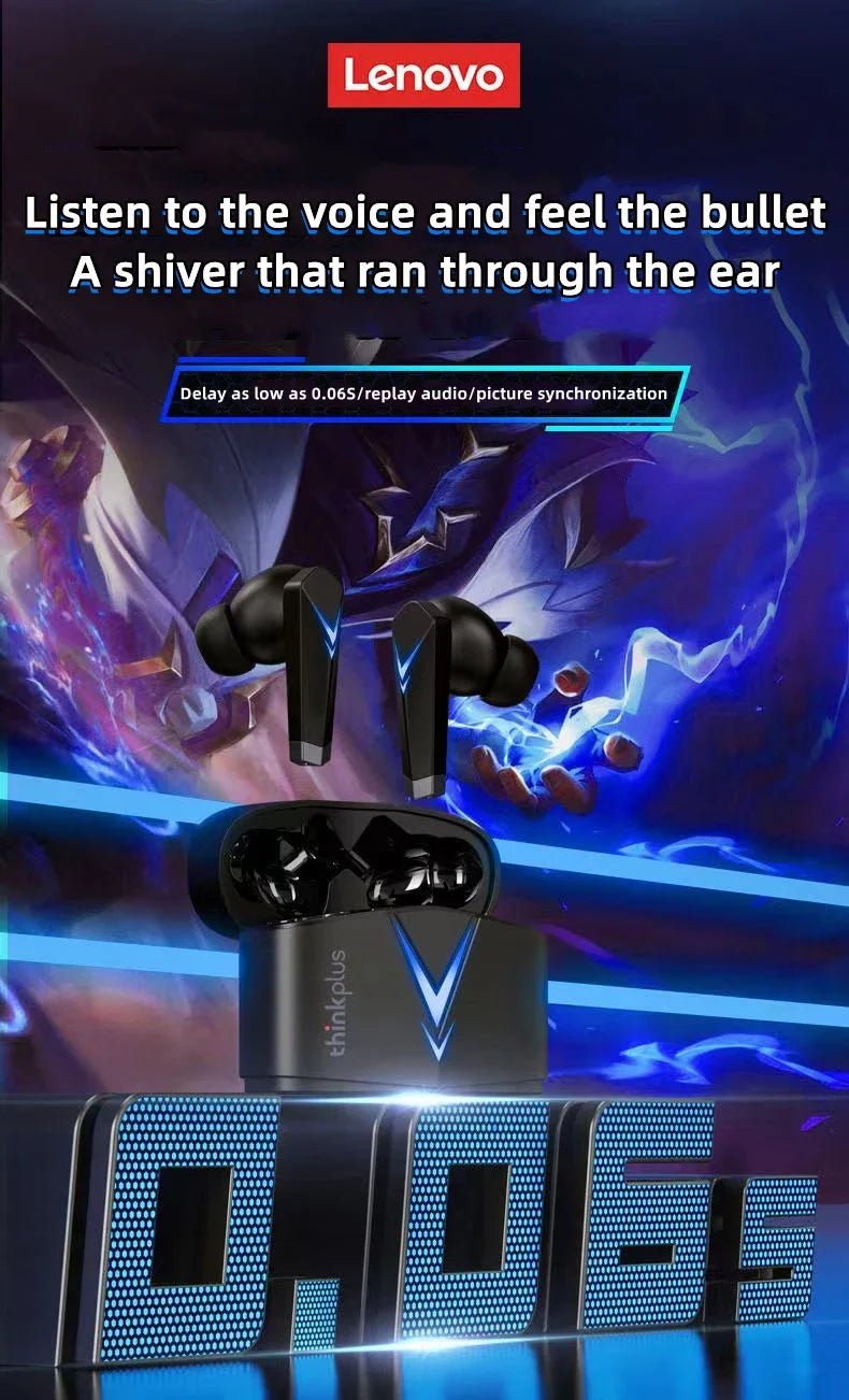Lenovo LP6 TWS Wireless HiFi Earbuds - itzy bitsy