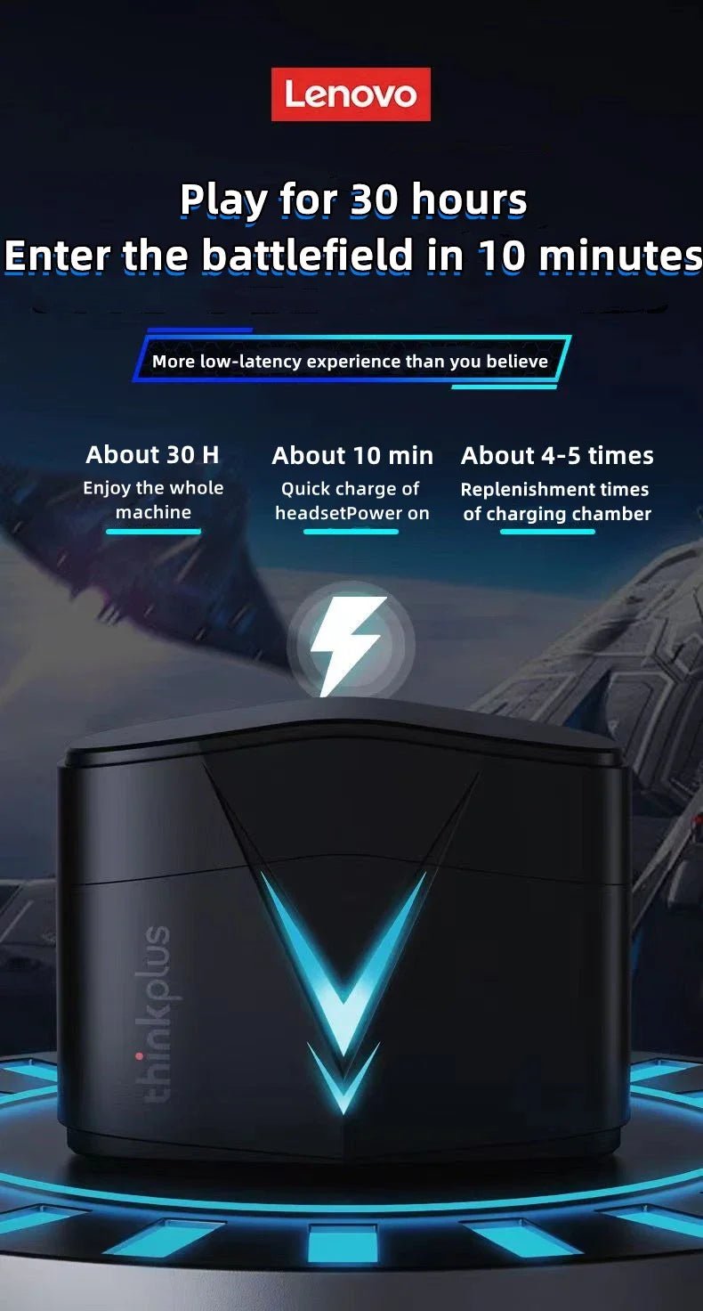 Lenovo LP6 TWS Wireless HiFi Earbuds - itzy bitsy