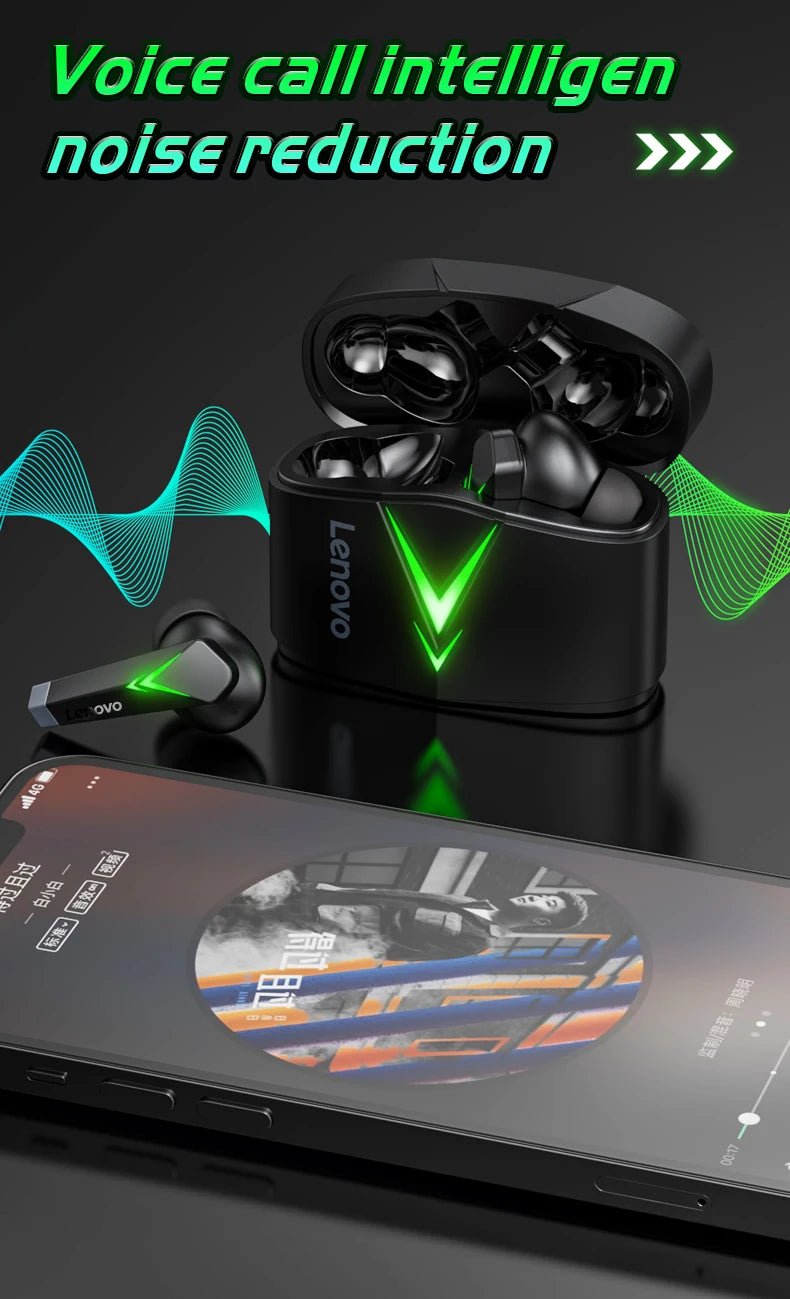 Lenovo LP6 TWS Wireless HiFi Earbuds - itzy bitsy