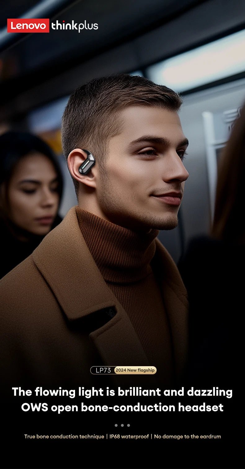 Lenovo LP73 Wireless Ear Hook Earbuds - itzy bitsy