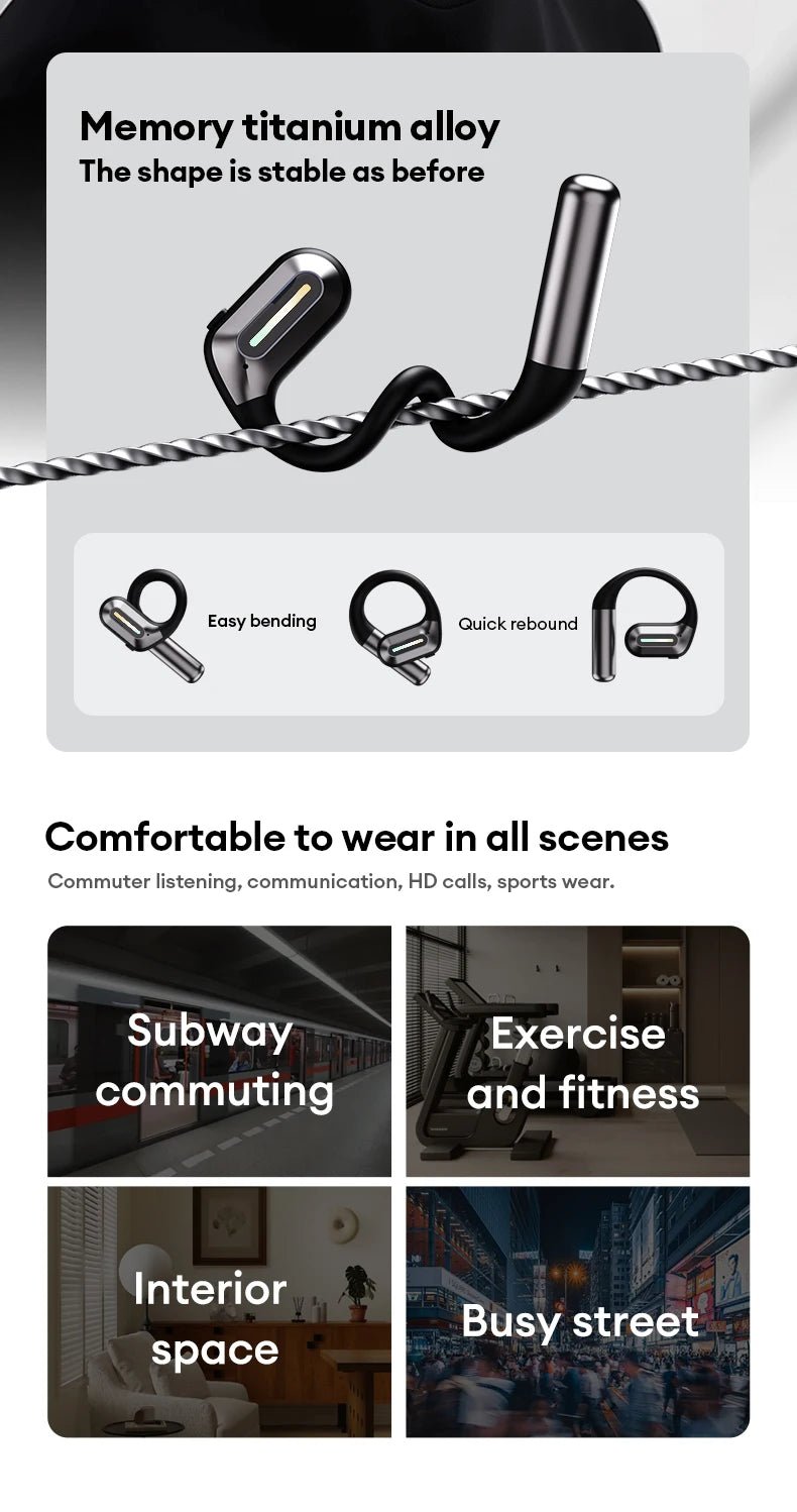 Lenovo LP73 Wireless Ear Hook Earbuds - itzy bitsy