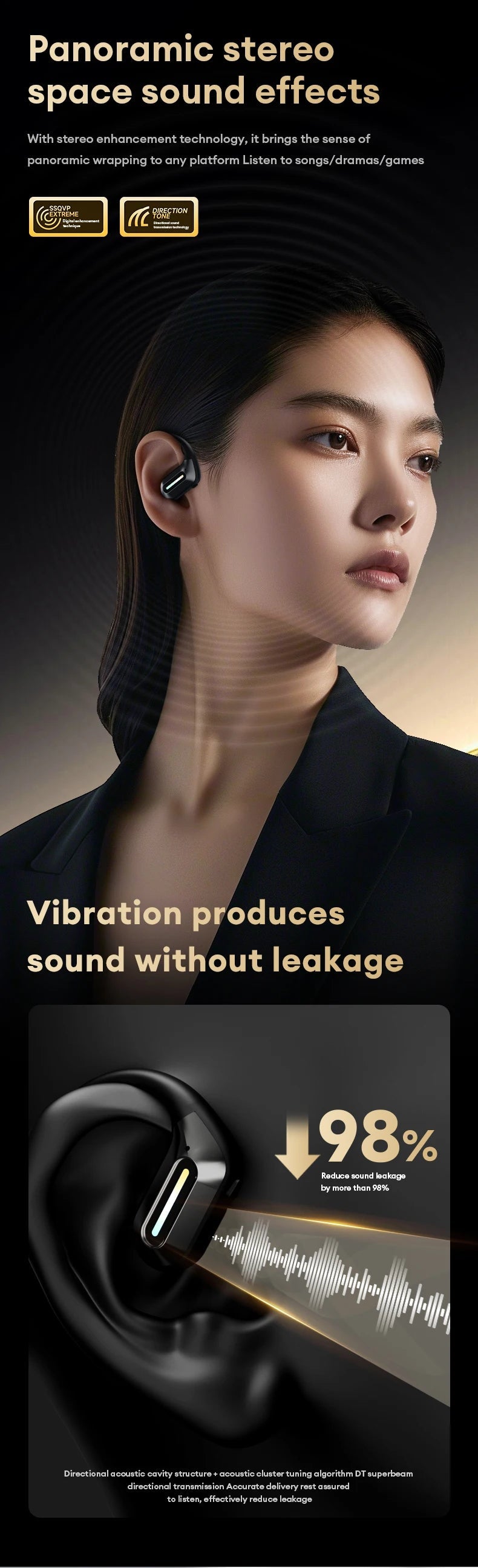 Lenovo LP73 Wireless Ear Hook Earbuds - itzy bitsy