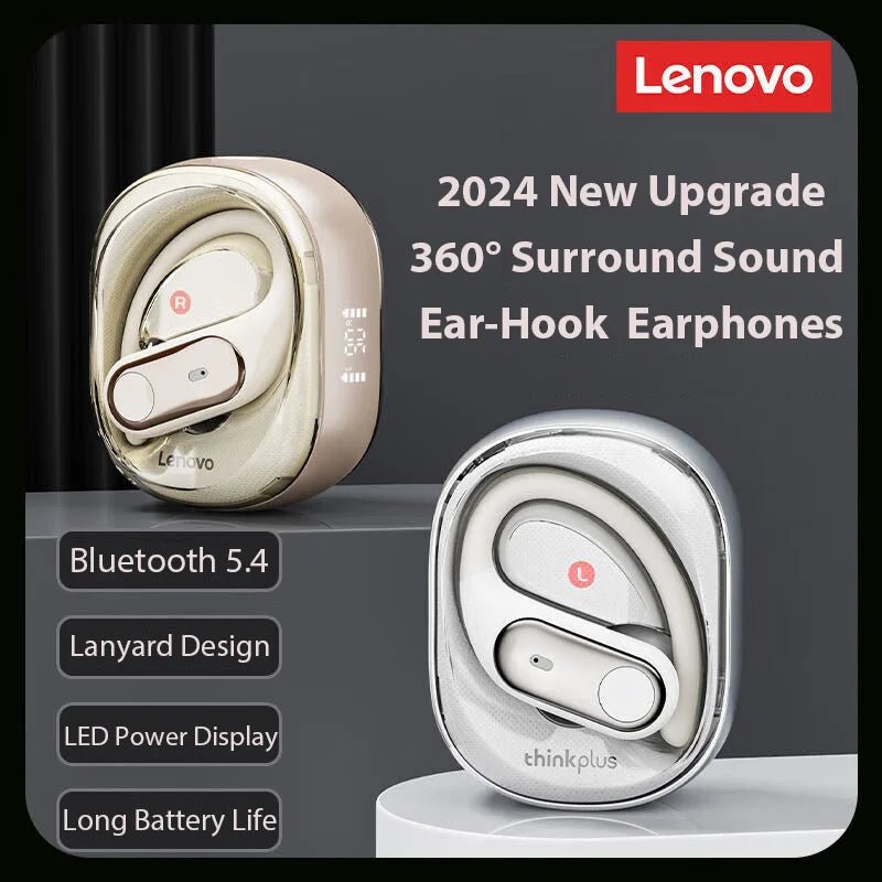 Lenovo LP79 OWS Wireless v5.4 HIFI With Mic Earbuds - itzy bitsy
