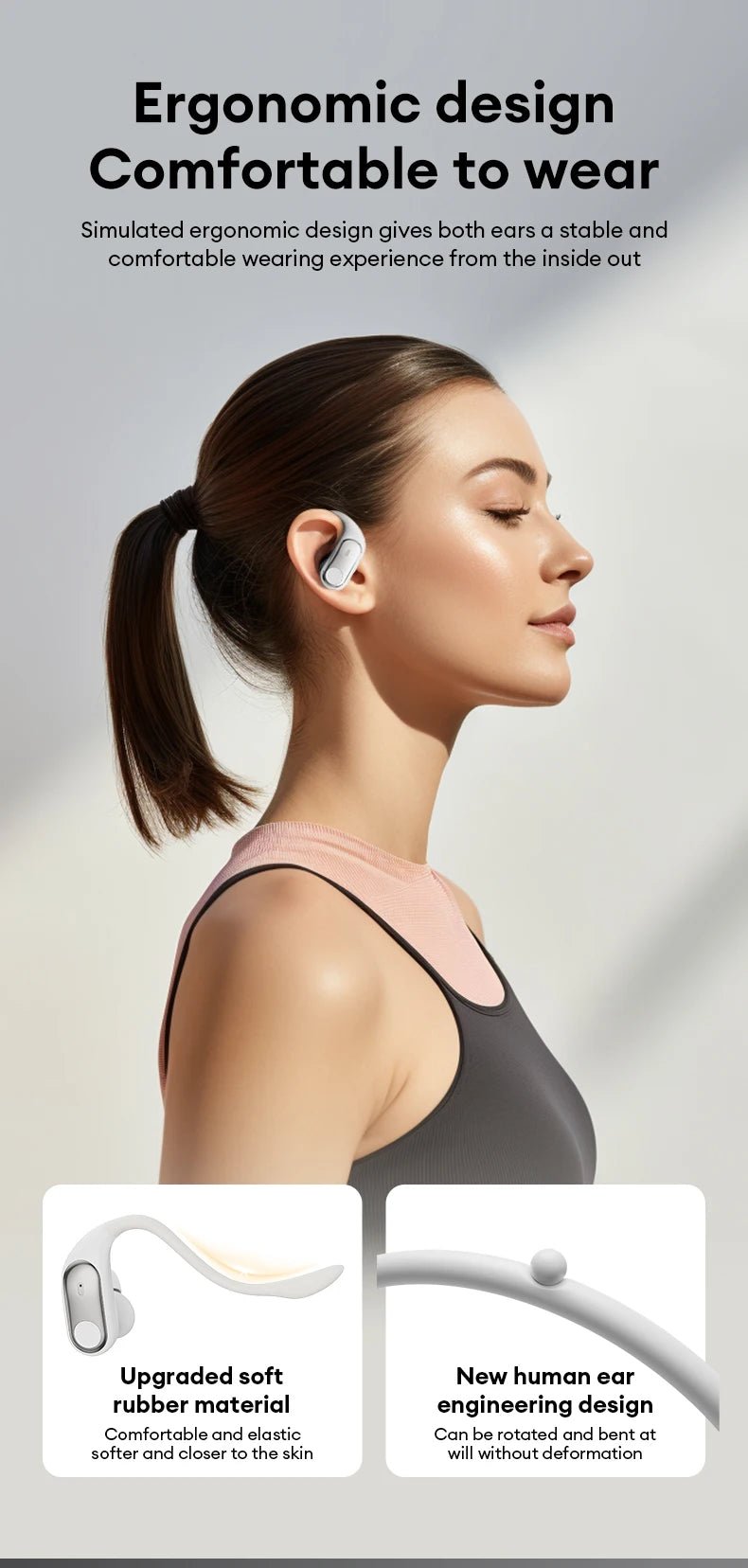 Lenovo LP79 OWS Wireless v5.4 HIFI With Mic Earbuds - itzy bitsy