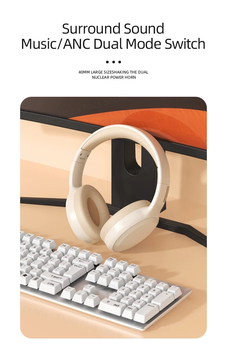 Lenovo TH30 Wireless HiFi Headphone - itzy bitsy