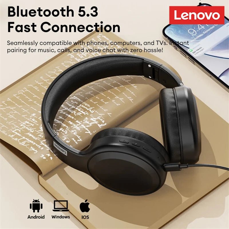 Lenovo TH30 Wireless HiFi Headphone - itzy bitsy