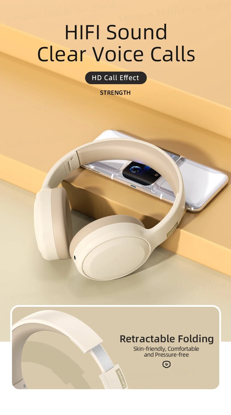 Lenovo TH30 Wireless HiFi Headphone - itzy bitsy