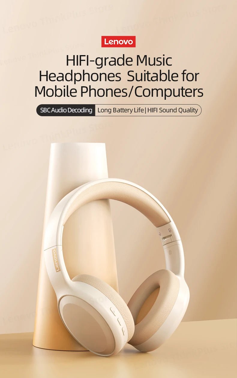 Lenovo TH30 Wireless HiFi Headphone - itzy bitsy