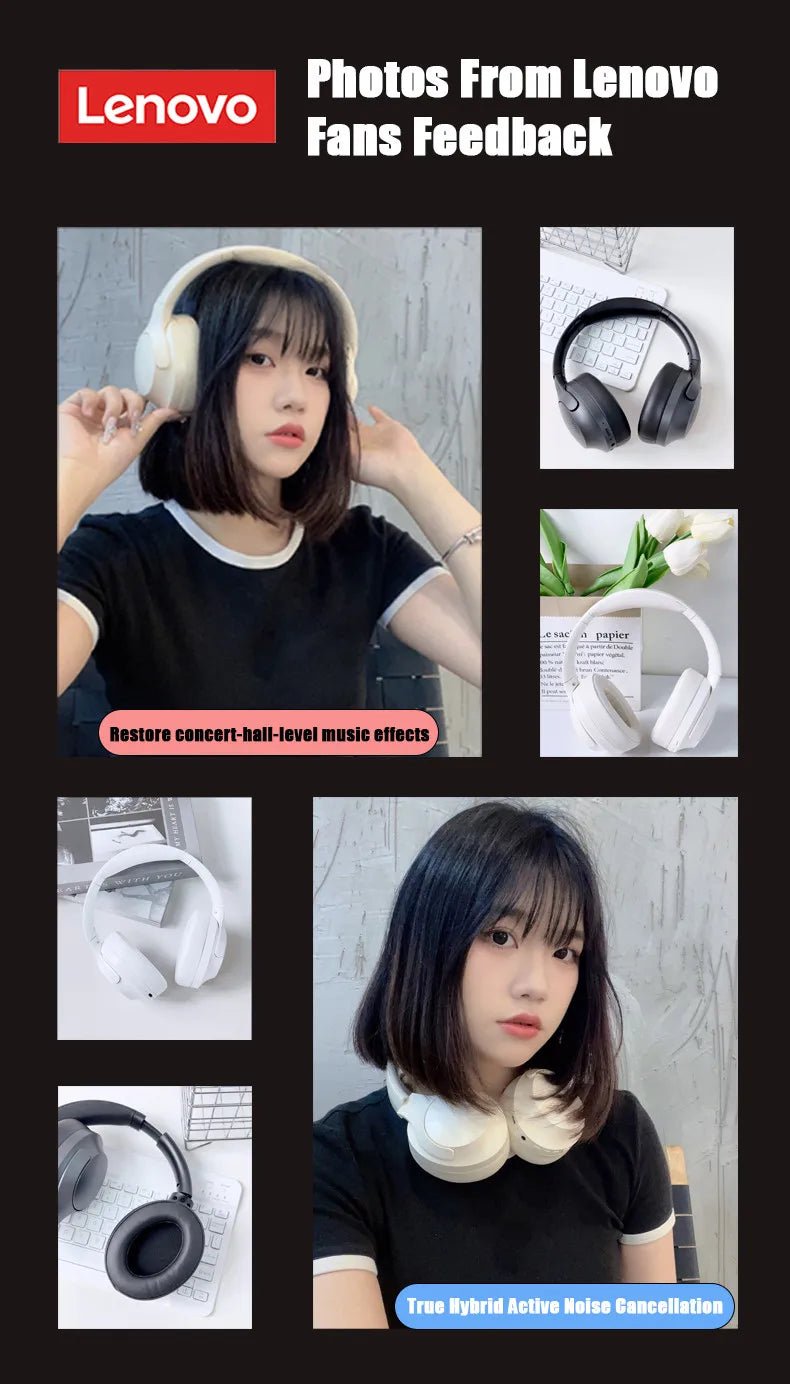 Lenovo Th46 Wireless V5.4 Scalable Headphones - itzy bitsy