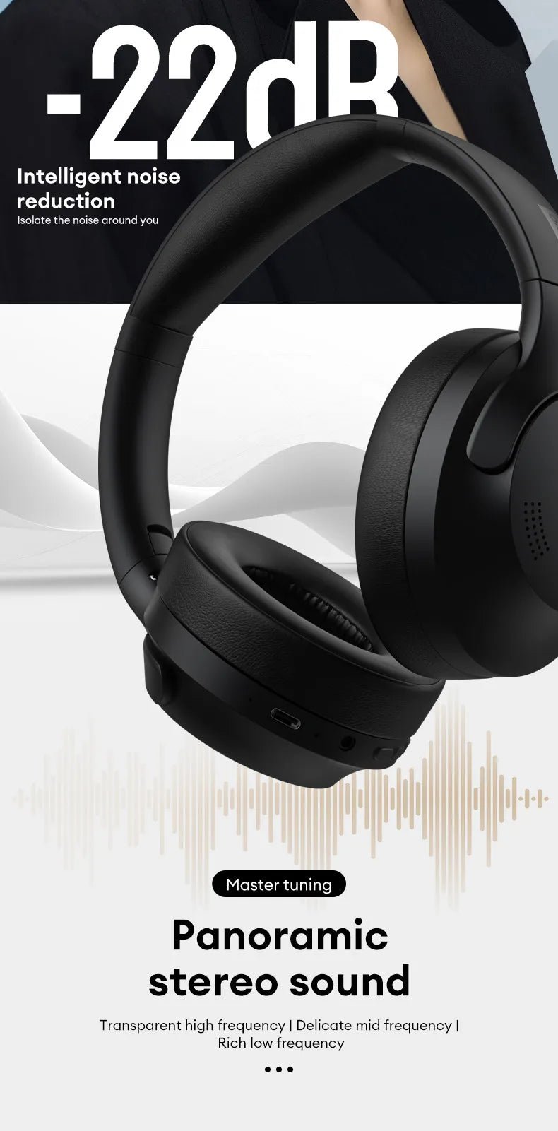 Lenovo Th46 Wireless V5.4 Scalable Headphones - itzy bitsy