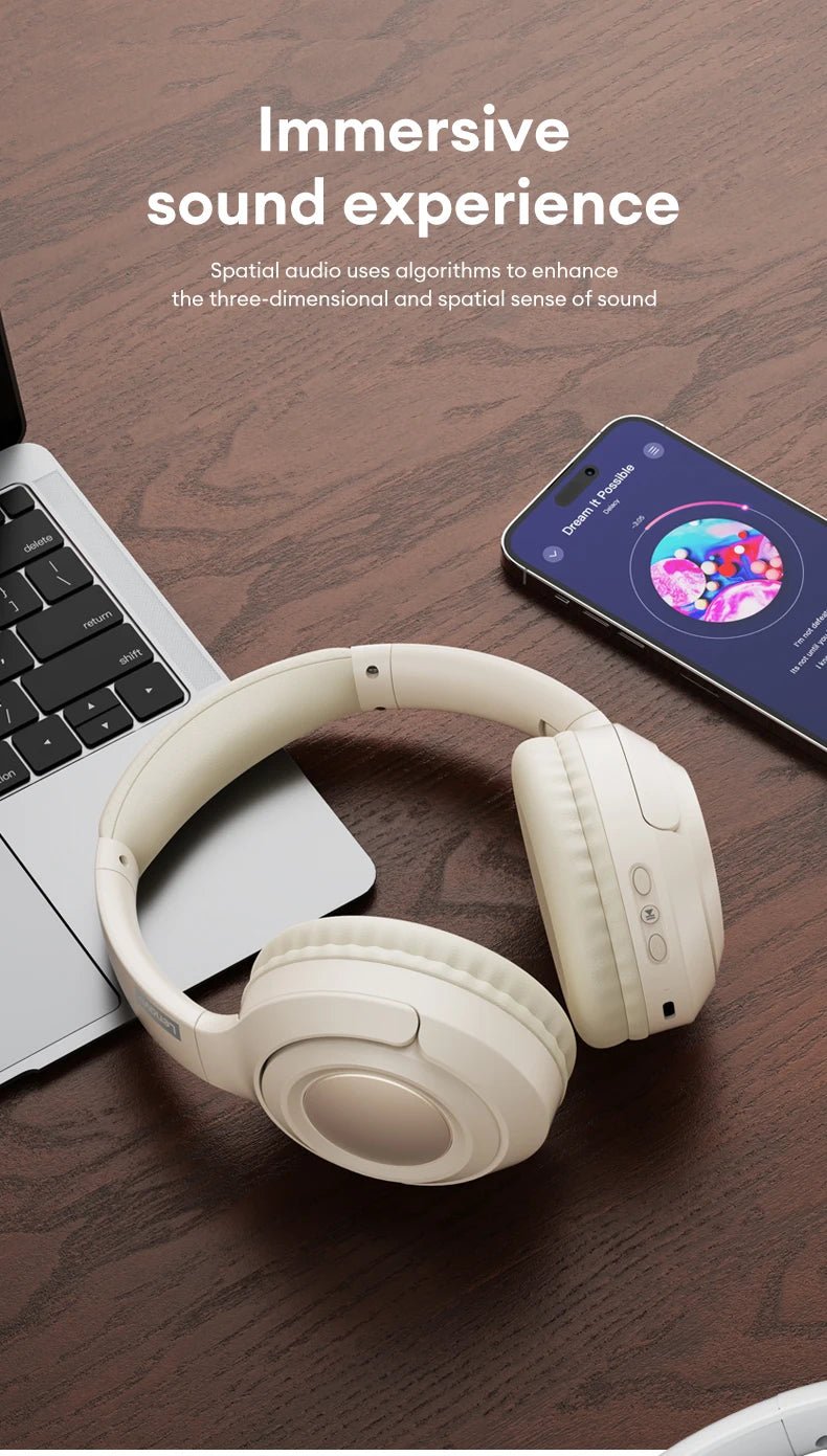 Lenovo TH54 Wireless V5.4 Gaming Headphone With Mic - itzy bitsy