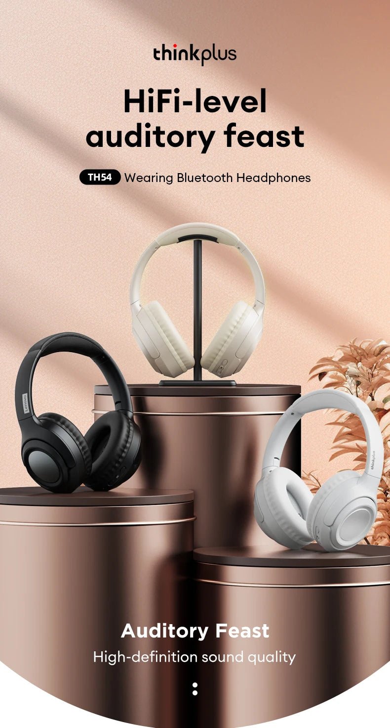 Lenovo TH54 Wireless V5.4 Gaming Headphone With Mic - itzy bitsy