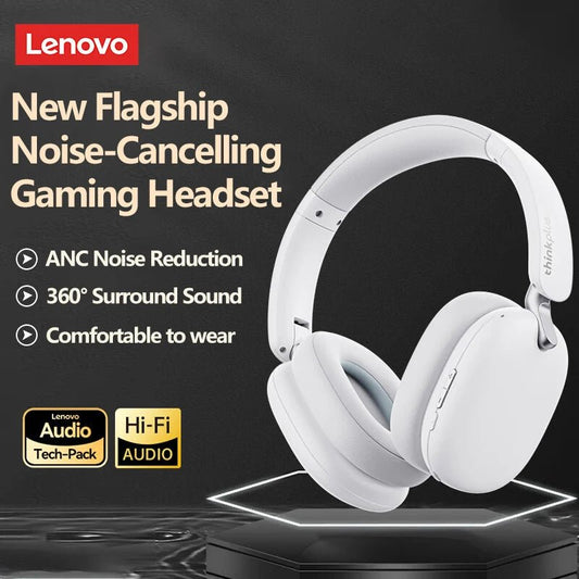 Lenovo TH60 Wireless v5.4 HIFI 40MM Pro Max Headphones With Mic - itzy bitsy