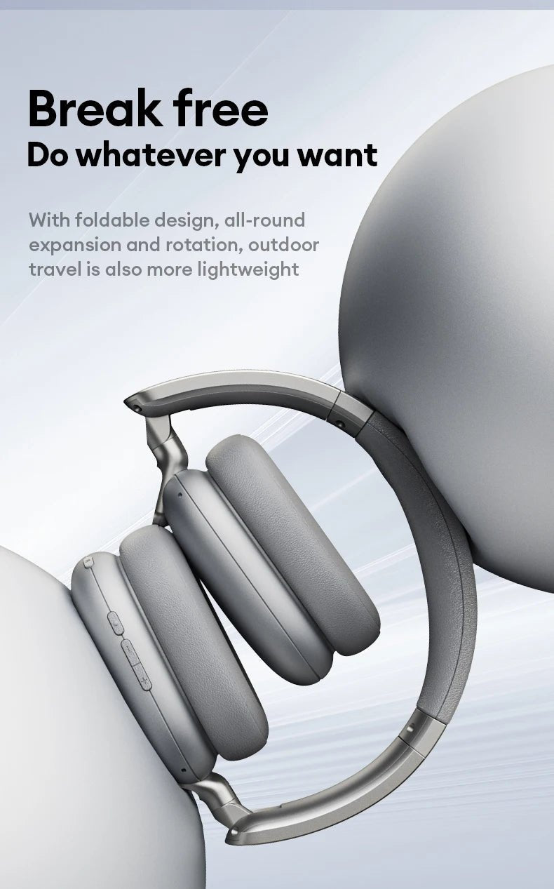 Lenovo TH60 Wireless v5.4 HIFI 40MM Pro Max Headphones With Mic - itzy bitsy