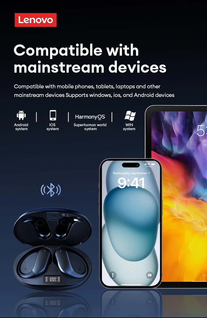 Lenovo XT55 Wireless v5.4 HiFi Earphone - itzy bitsy