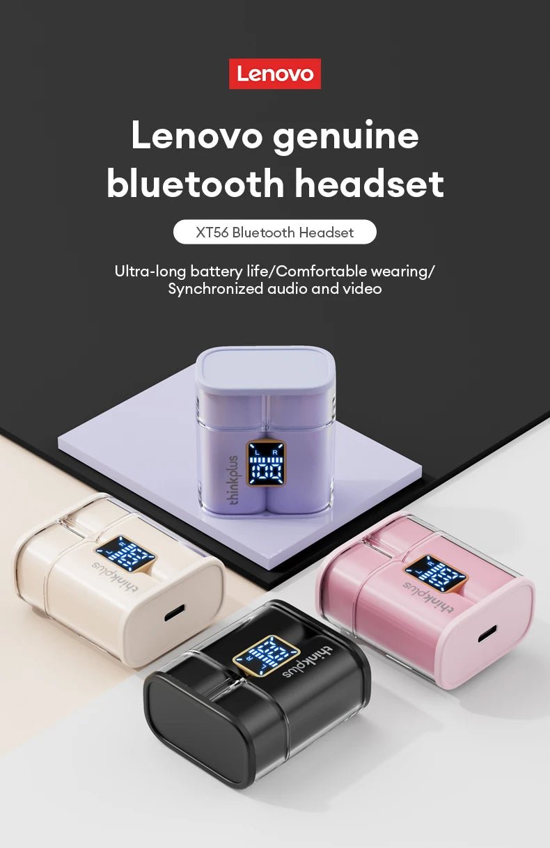 Lenovo XT56 Wireless 5.4 Earphone With Mic - itzy bitsy