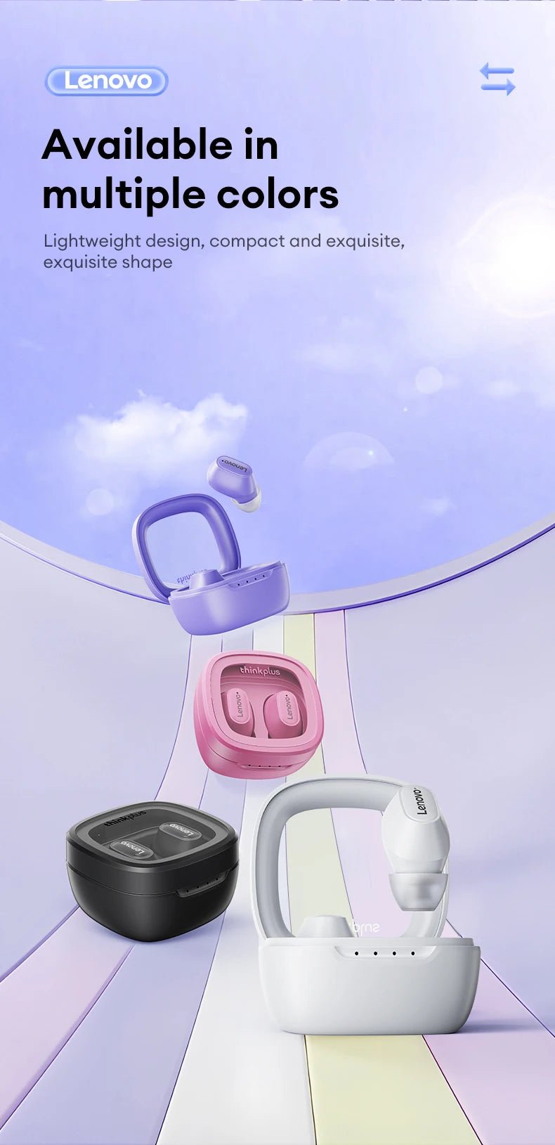 Lenovo XT62 PRO TWS Wireless 5.3 HIFI Earbuds - itzy bitsy