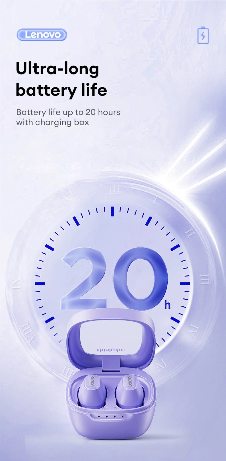 Lenovo XT62 PRO TWS Wireless 5.3 HIFI Earbuds - itzy bitsy