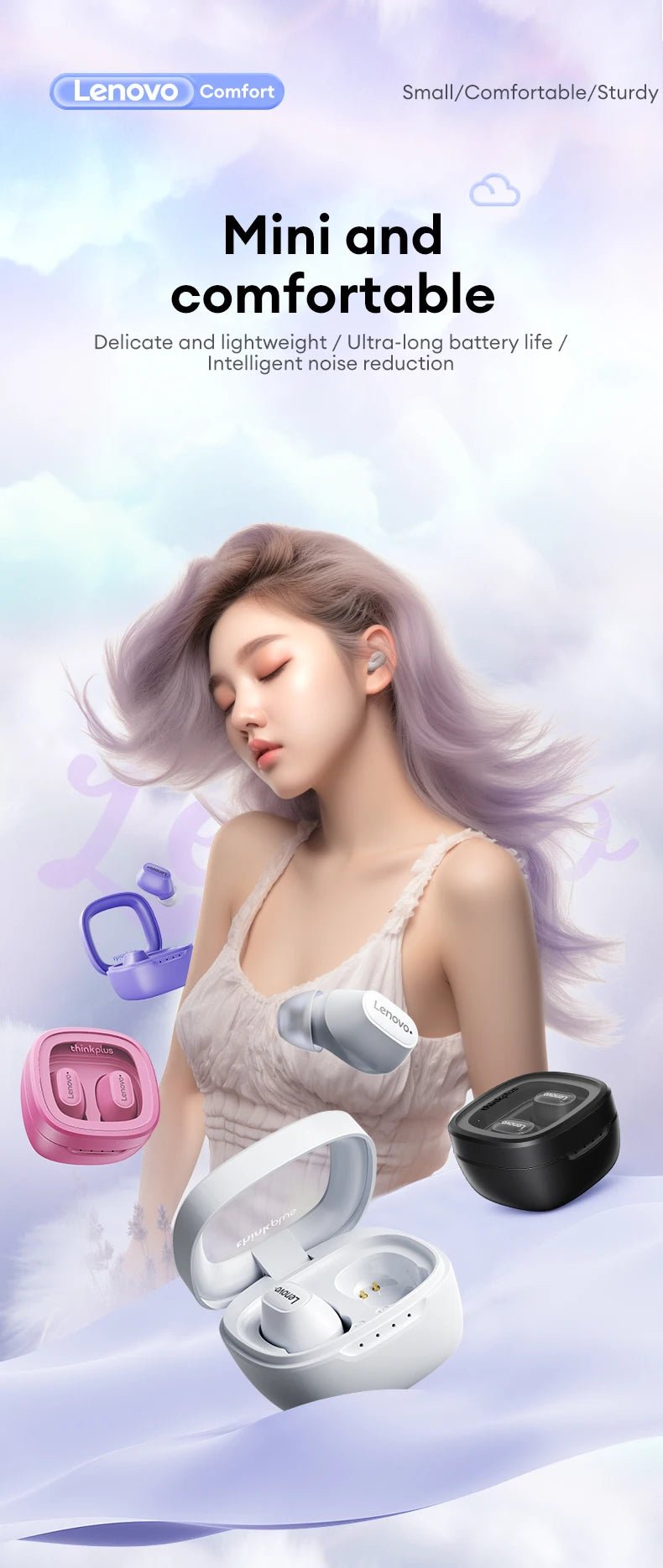 Lenovo XT62 PRO TWS Wireless 5.3 HIFI Earbuds - itzy bitsy