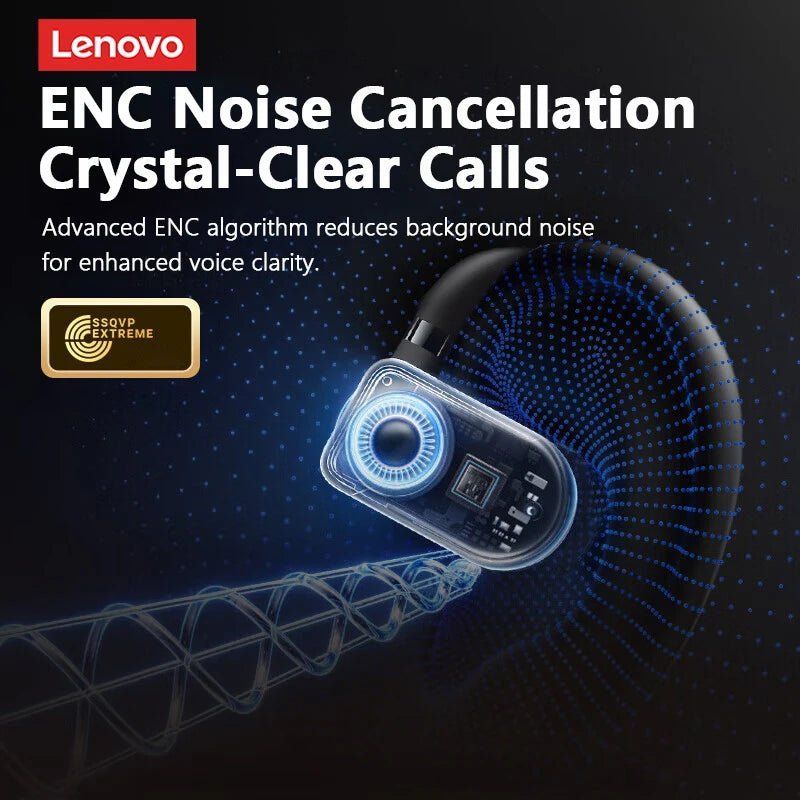 Lenovo XT68 Wireless With Mic Bone Conduction Earbuds - itzy bitsy