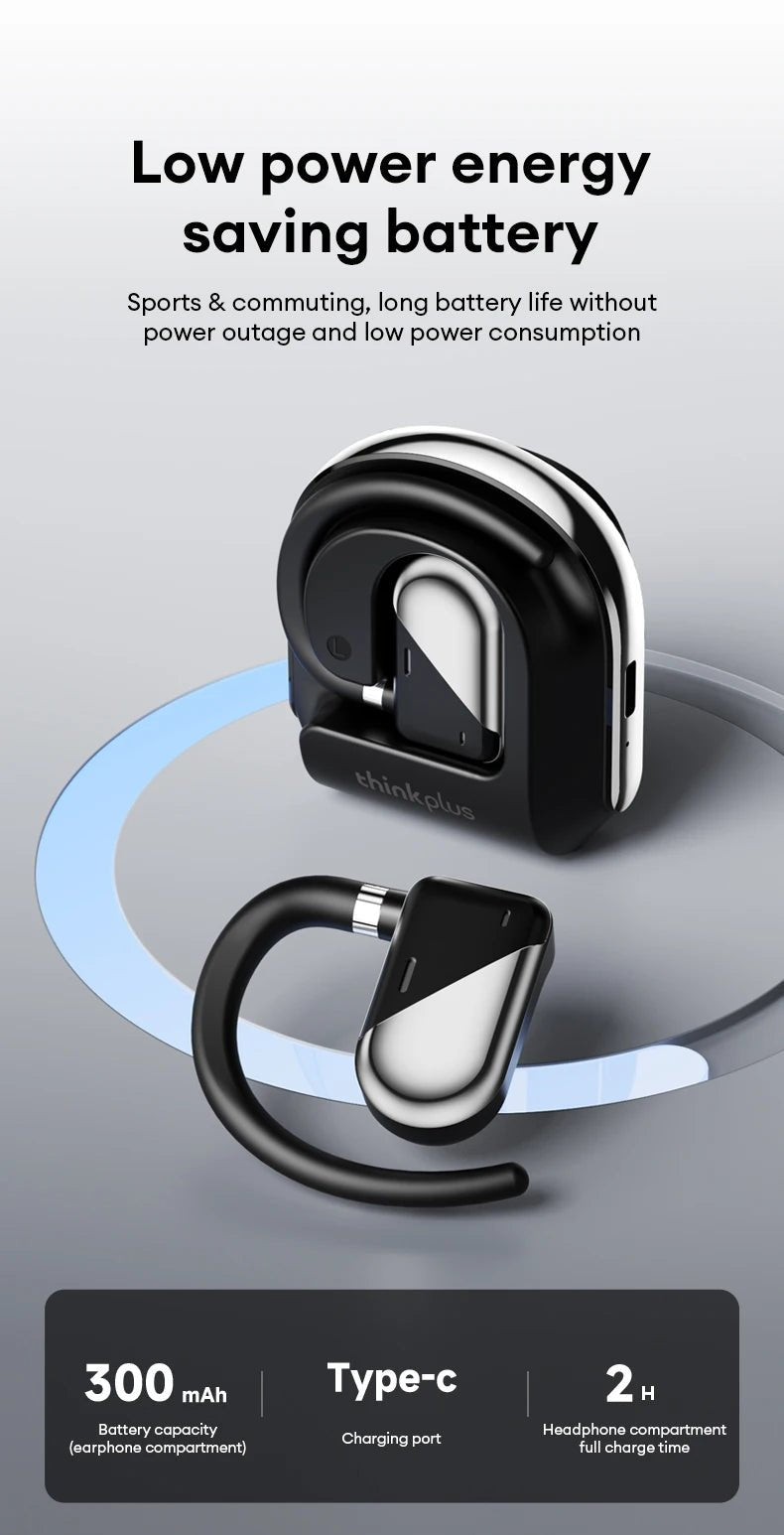 Lenovo XT68 Wireless With Mic Bone Conduction Earbuds - itzy bitsy