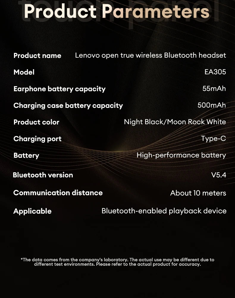 Lenovo XT80 LP75 EA305 TWS Wireless V5.4 Earbuds - itzy bitsy