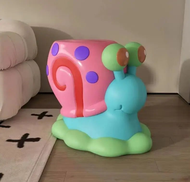 Light Luxury Creative Snails Stools / Footrest / Ottoman / Side Table or Hall Decor - itzy bitsy