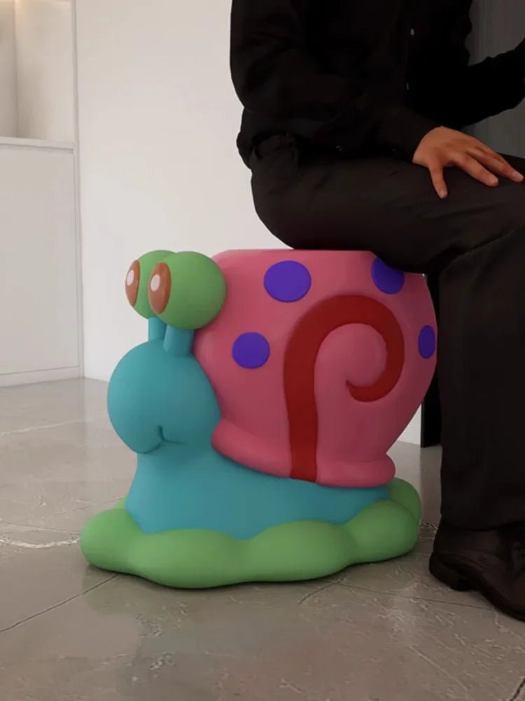 Light Luxury Creative Snails Stools / Footrest / Ottoman / Side Table or Hall Decor - itzy bitsy