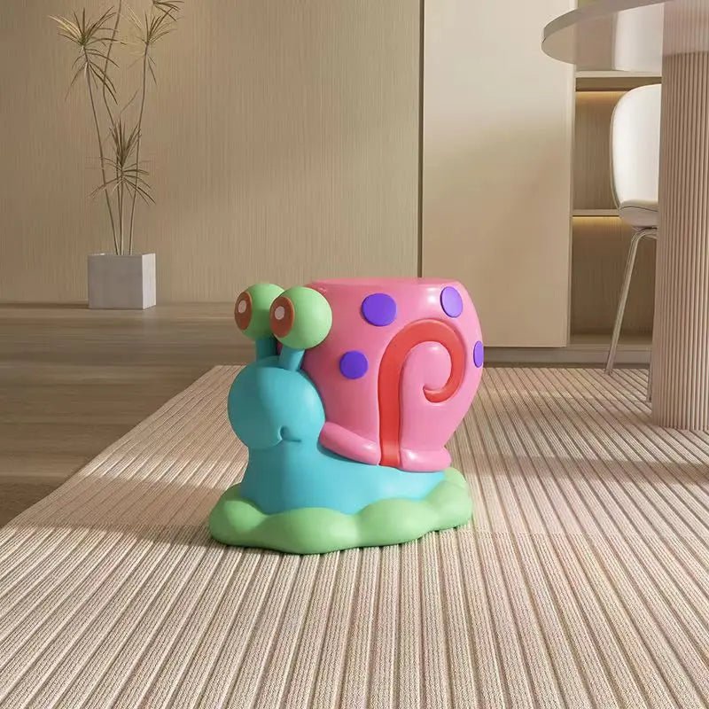 Light Luxury Creative Snails Stools / Footrest / Ottoman / Side Table or Hall Decor - itzy bitsy