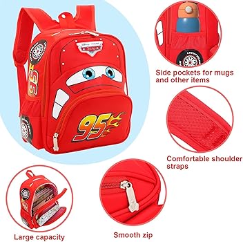 Lightning McQueen Children's Backpack - itzy bitsy
