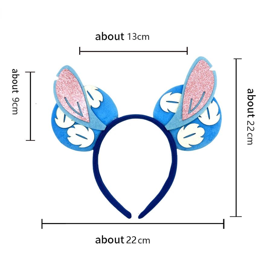 Lilo & Stitch Headbands Sequins Bow - Ear Headwear - itzy bitsy