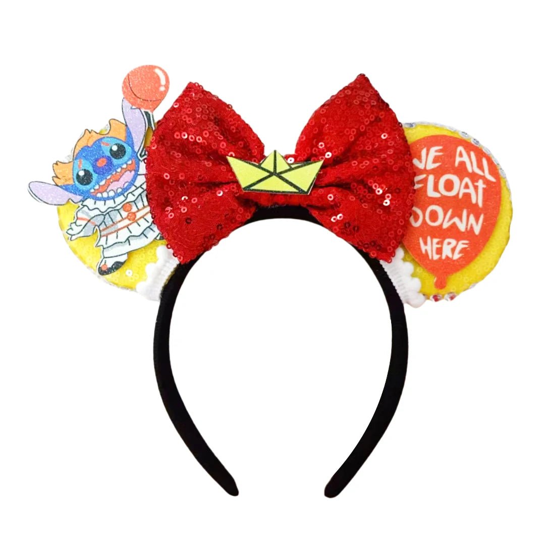 Lilo & Stitch Headbands Sequins Bow - Ear Headwear - itzy bitsy