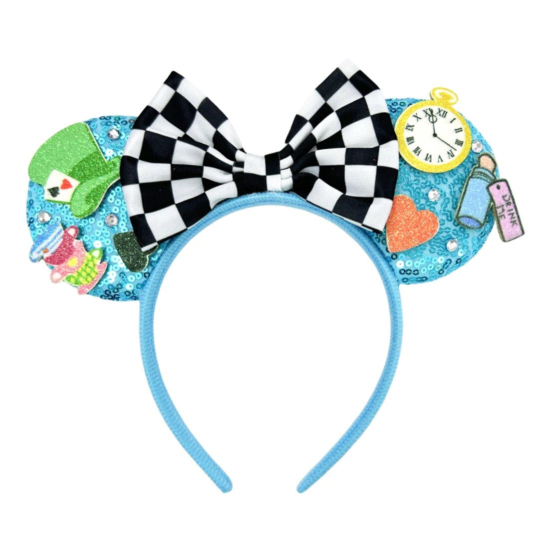 Lilo & Stitch Headbands Sequins Bow - Ear Headwear - itzy bitsy