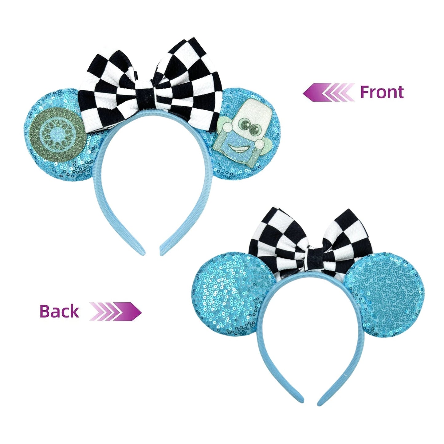 Lilo & Stitch Headbands Sequins Bow - Ear Headwear - itzy bitsy