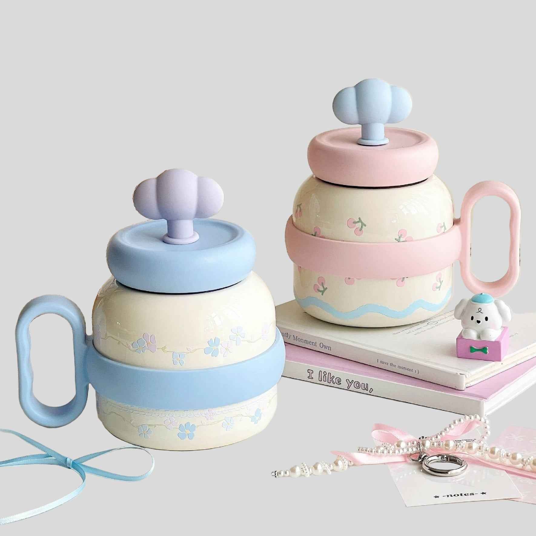 750ml Ceramic Liner Stainless Steel Cup with Straw