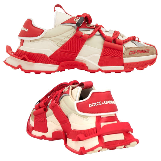 D&G Designer Inspired Space Sneakers - Red