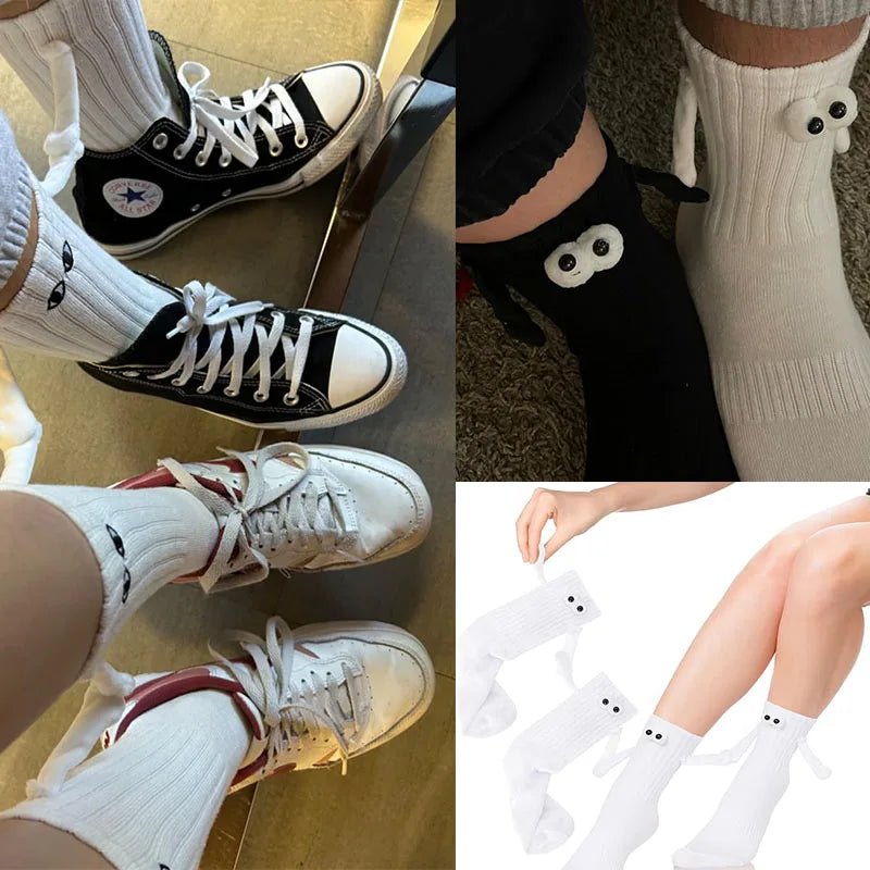 Magnetic Holding Hand Dopamine Funny Socks - itzy bitsy