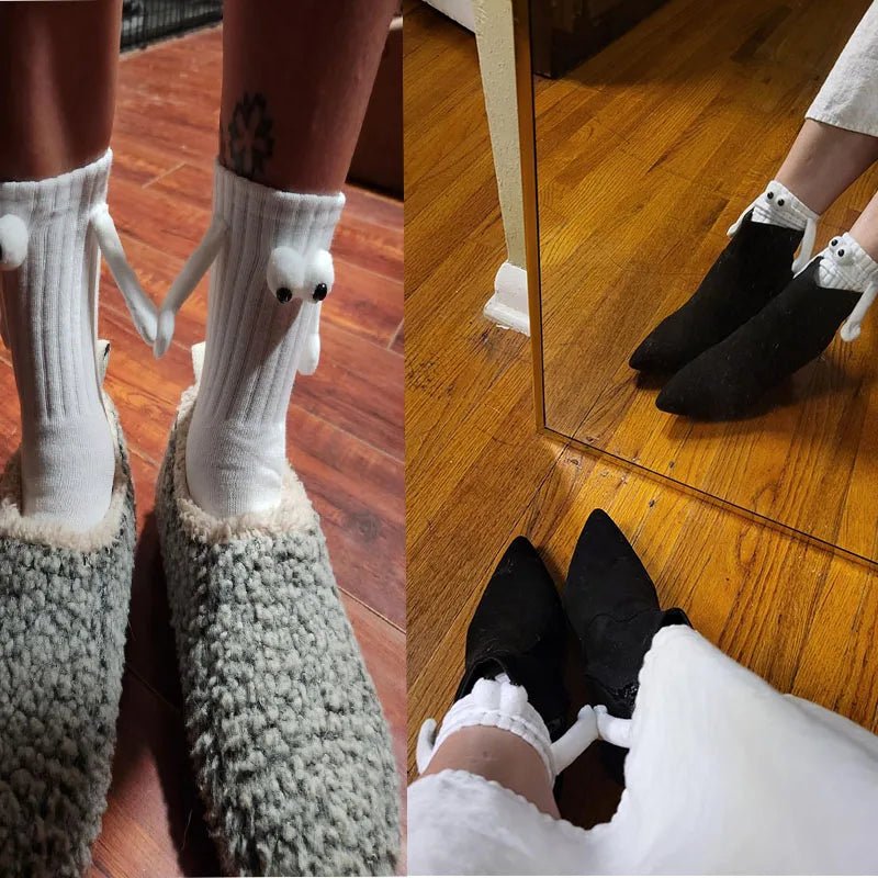 Magnetic Holding Hand Dopamine Funny Socks - itzy bitsy