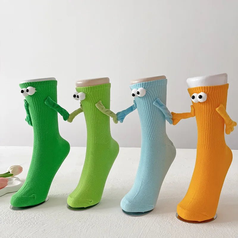 Magnetic Holding Hand Dopamine Funny Socks - itzy bitsy
