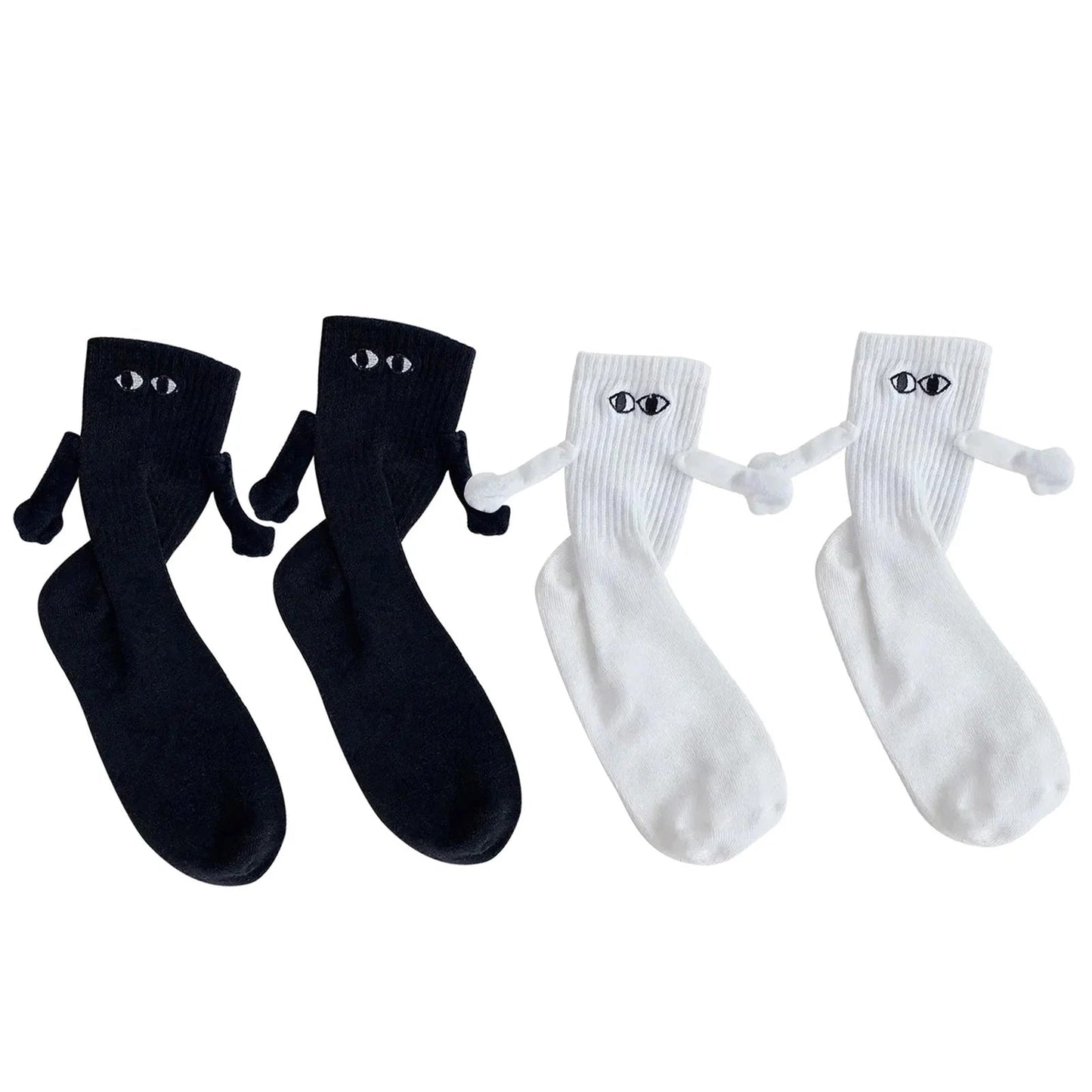 Magnetic Holding Hand Dopamine Funny Socks - itzy bitsy